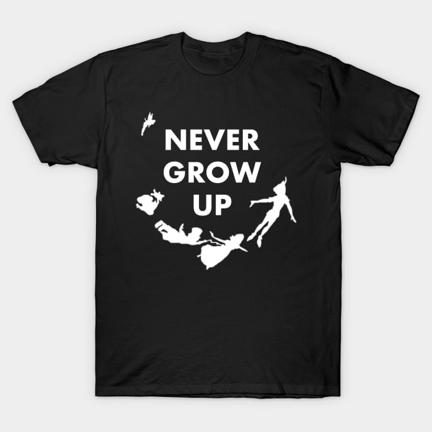 Never Grow Up T-Shirt by duchessofdisneyland